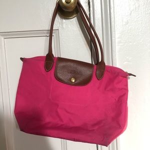 Hot Pink Small Longchamp Bag